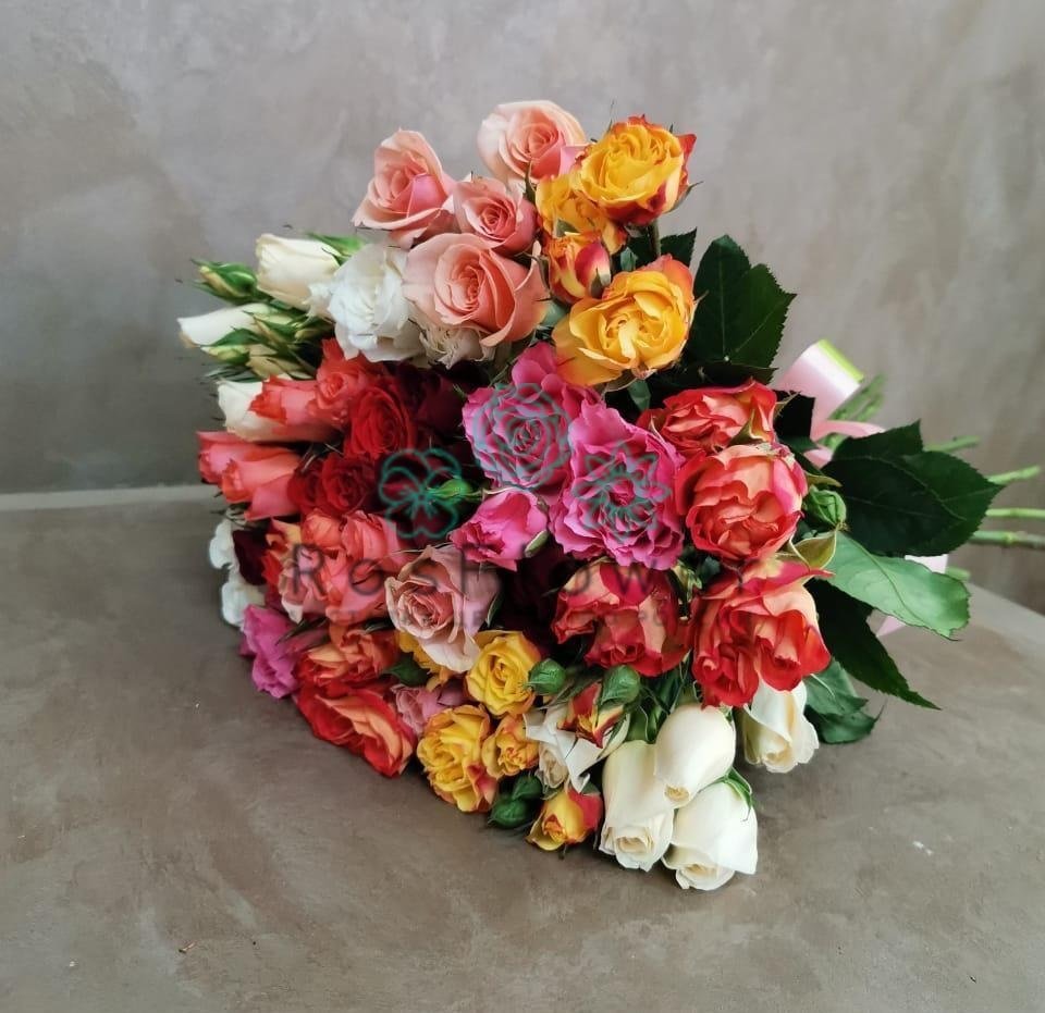 Букет цветов из: Розы в поселок Карьероуправления