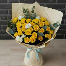 Букет цветов из:  Розы #REPLACE_PRED# поселок Карьероуправления