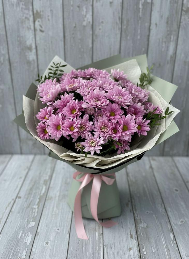 Букет цветов из: Хризантемы в поселок Карьероуправления