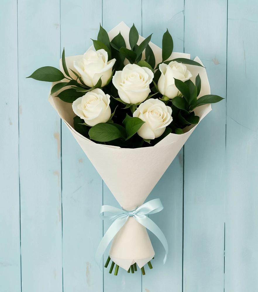 Букет цветов из: Розы в поселок Карьероуправления