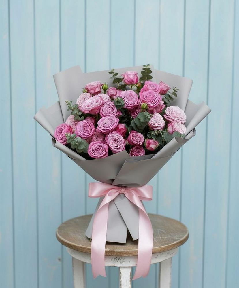 Букет цветов из: Розы в поселок Карьероуправления