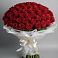 Букет 101 Красная роза Блэк Мэджик в поселок Карьероуправления