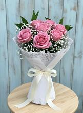 Букет цветов из:  Розы в поселок Карьероуправления