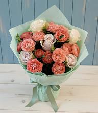 Букет цветов из:  Розы в поселок Карьероуправления