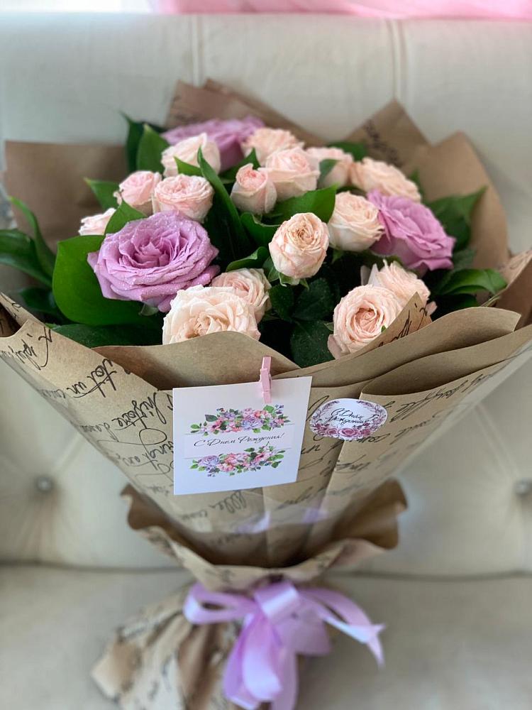 Букет цветов из: Розы в поселок Карьероуправления