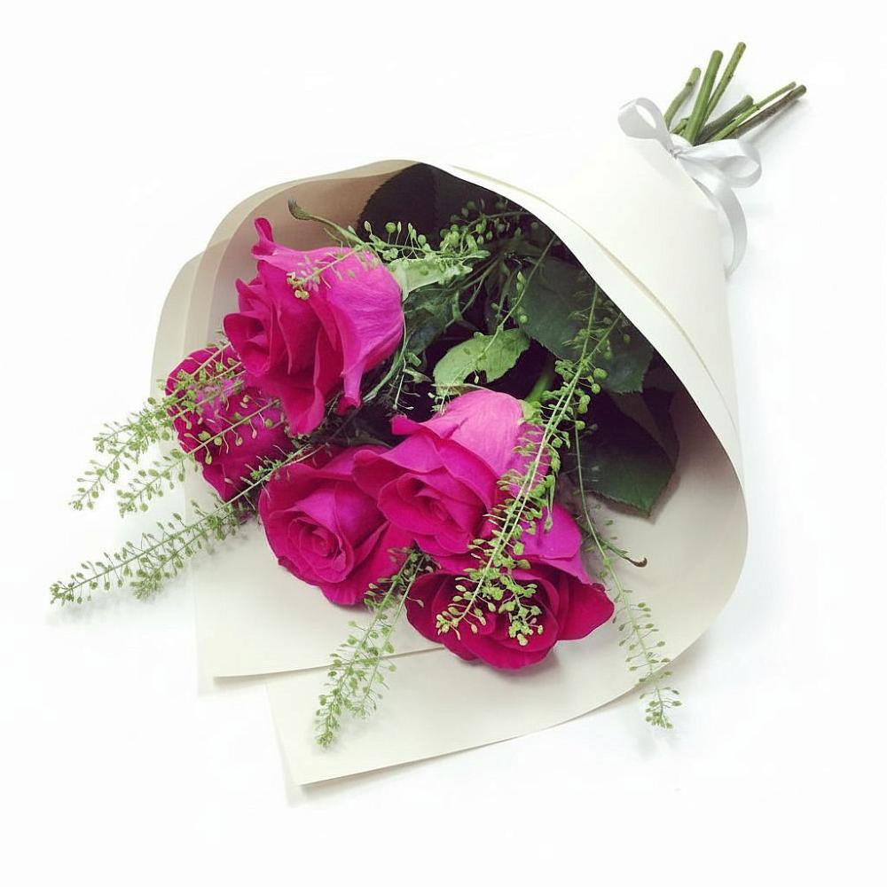 Букет цветов из: Розы в поселок Карьероуправления