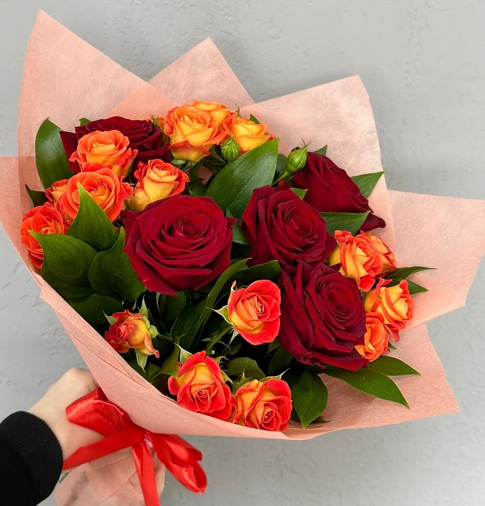 Букет Любовь и восторг в поселок Карьероуправления