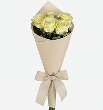 Букет цветов из:  Розы в поселок Карьероуправления