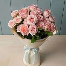 Букет Розовый шарм в поселок Карьероуправления