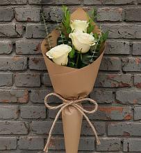 Букет цветов из:  Розы в поселок Карьероуправления
