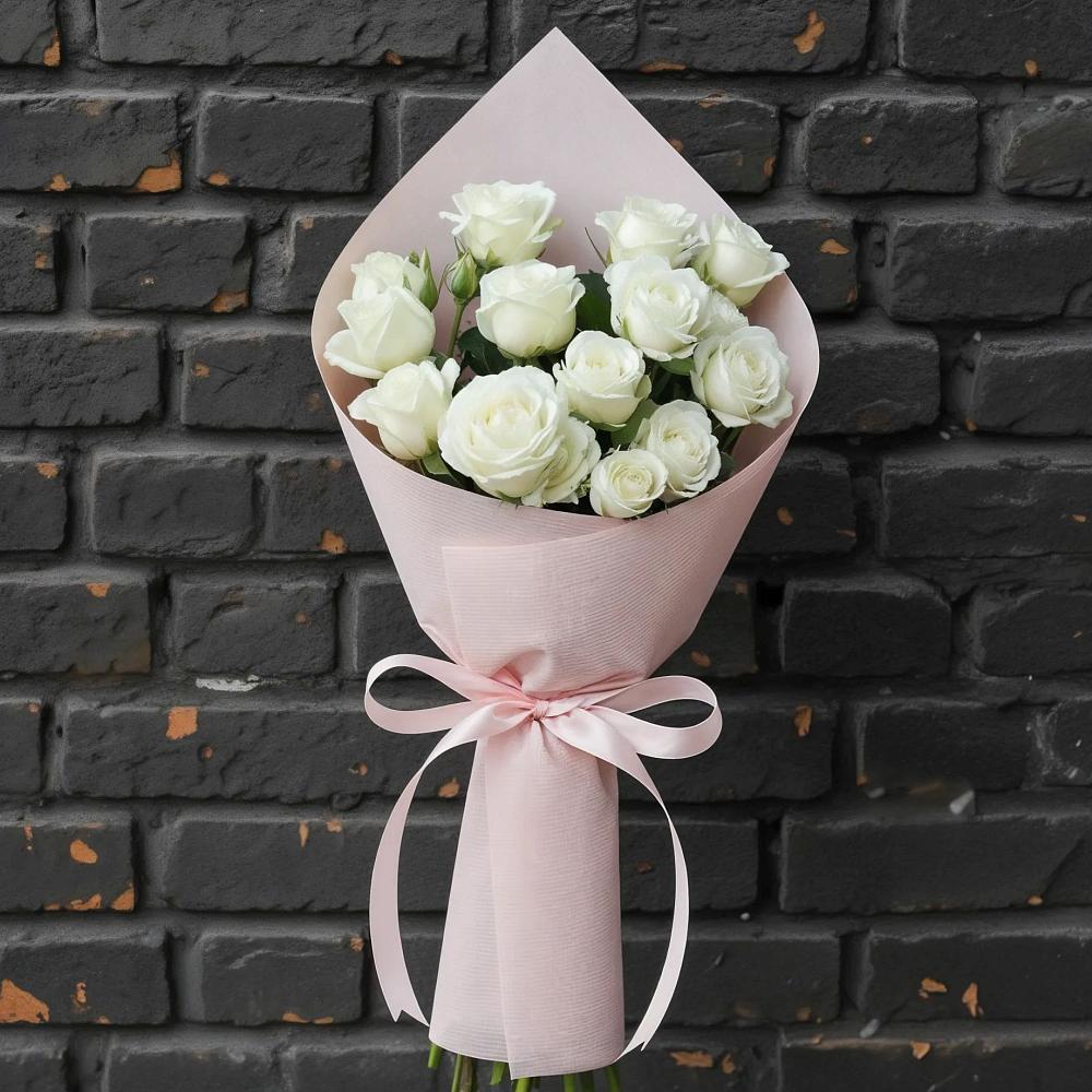 Букет цветов из: Розы в поселок Карьероуправления