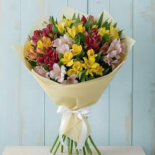 Букет цветов из:  Альстромерии в поселок Карьероуправления