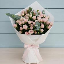Букет цветов из:  Розы в поселок Карьероуправления